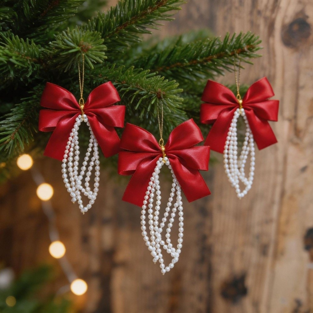 Gift Box Wrap Set - Zestaw 12 szt. kokardek na choinkę