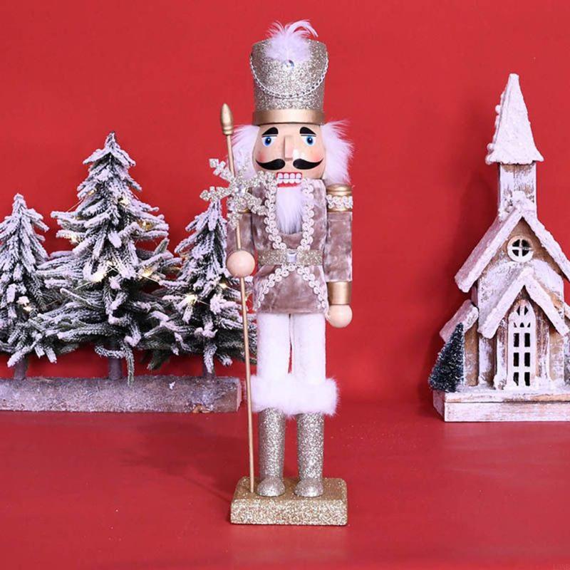 L9NB Desktop Ozdoba drewniany  – Nutcracker Figurine recenzja i cena