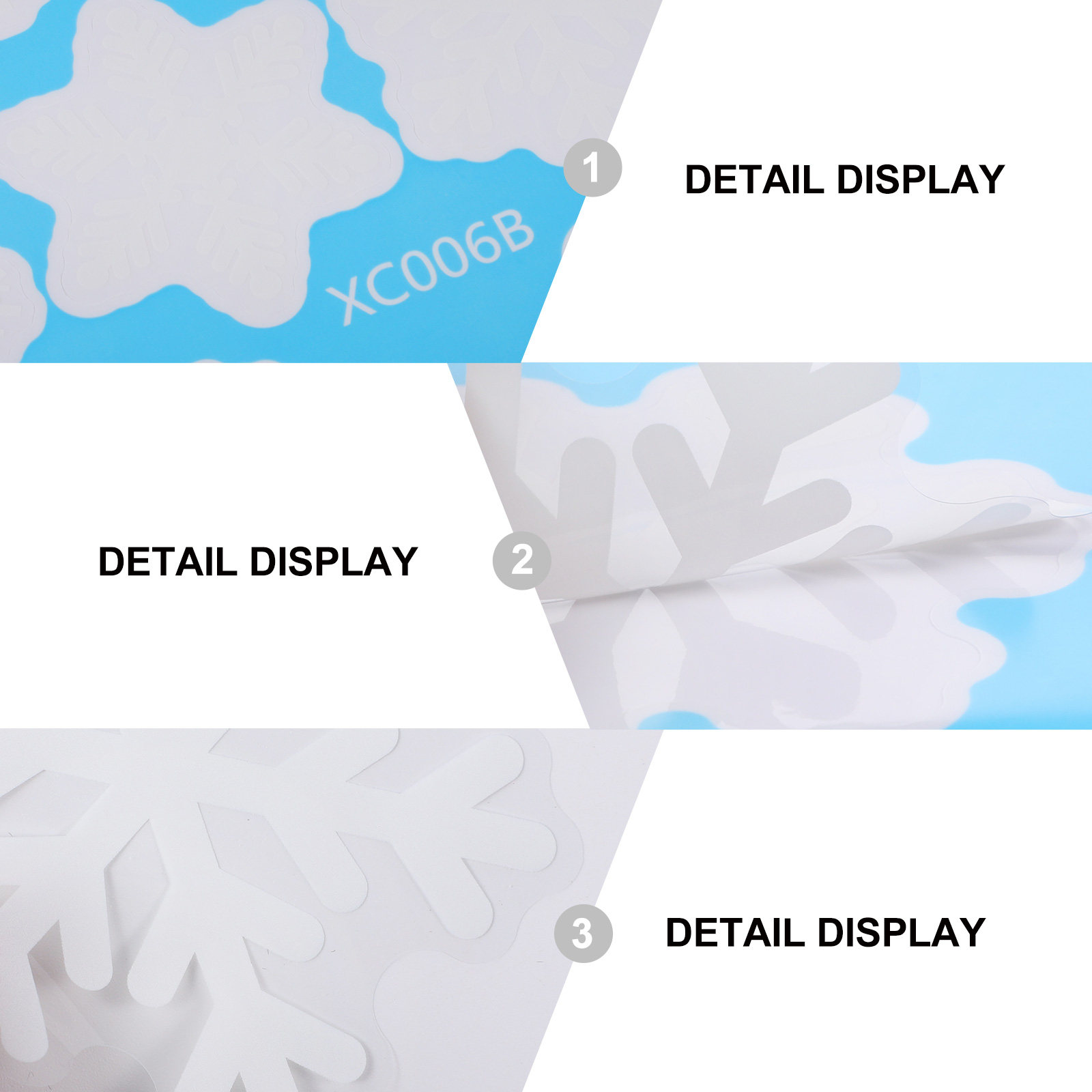4 arkusze świątecznych nakleje – Snowflake Window Decal recenzja i cena